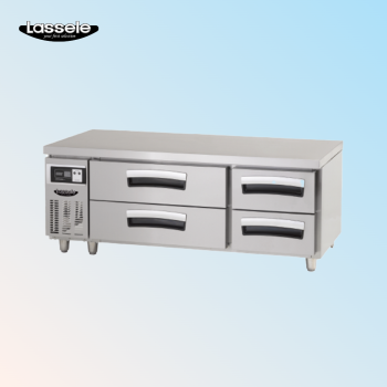 라셀르 1500 낮은서랍 냉장고 서랍형 4도어 간냉식 LCBD-1544RG